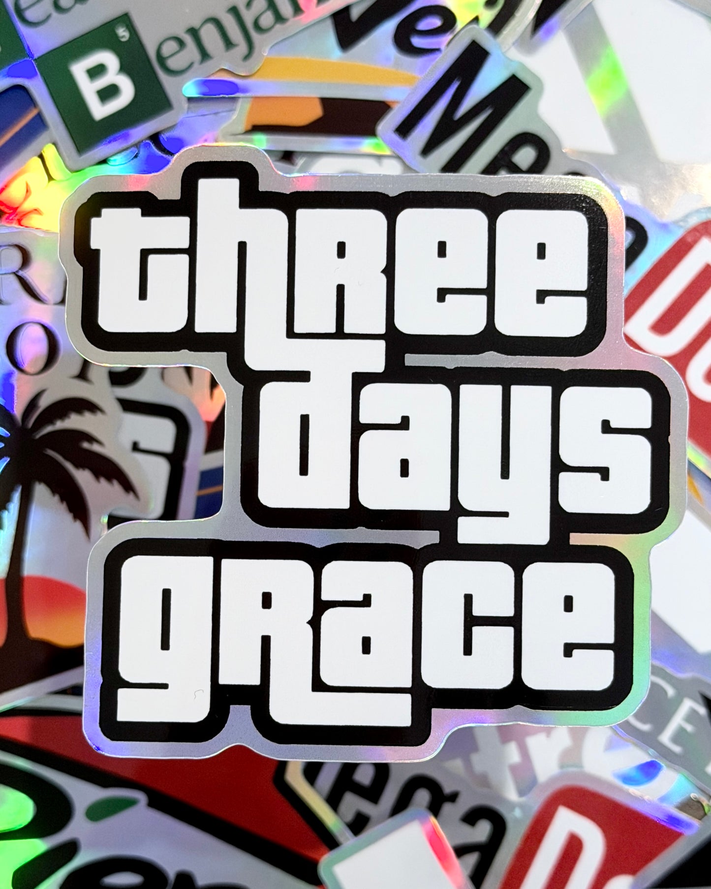 Three Days Grace x Grand Theft Auto Waterproof Sticker