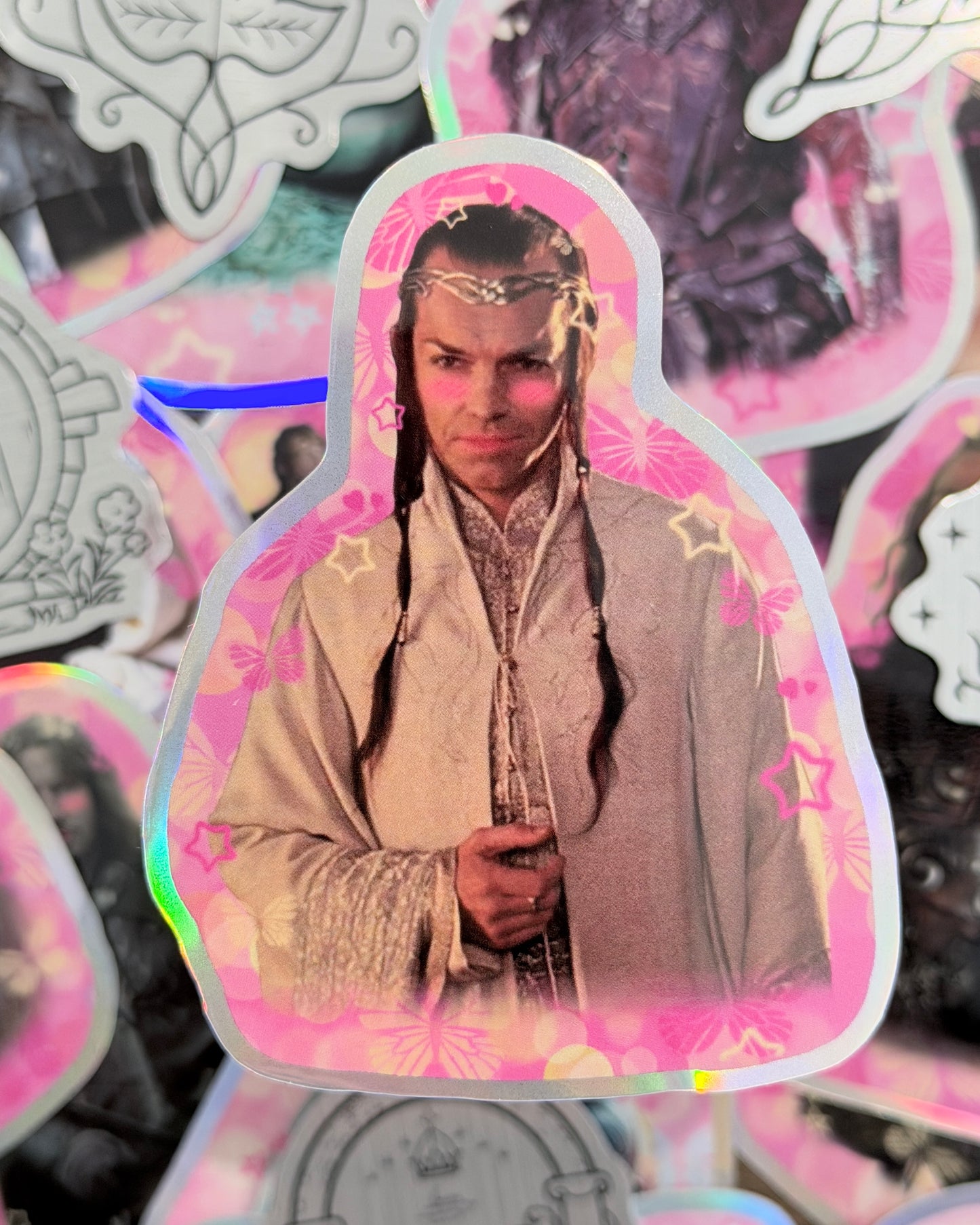 LotR Babygirl Elrond Waterproof Sticker