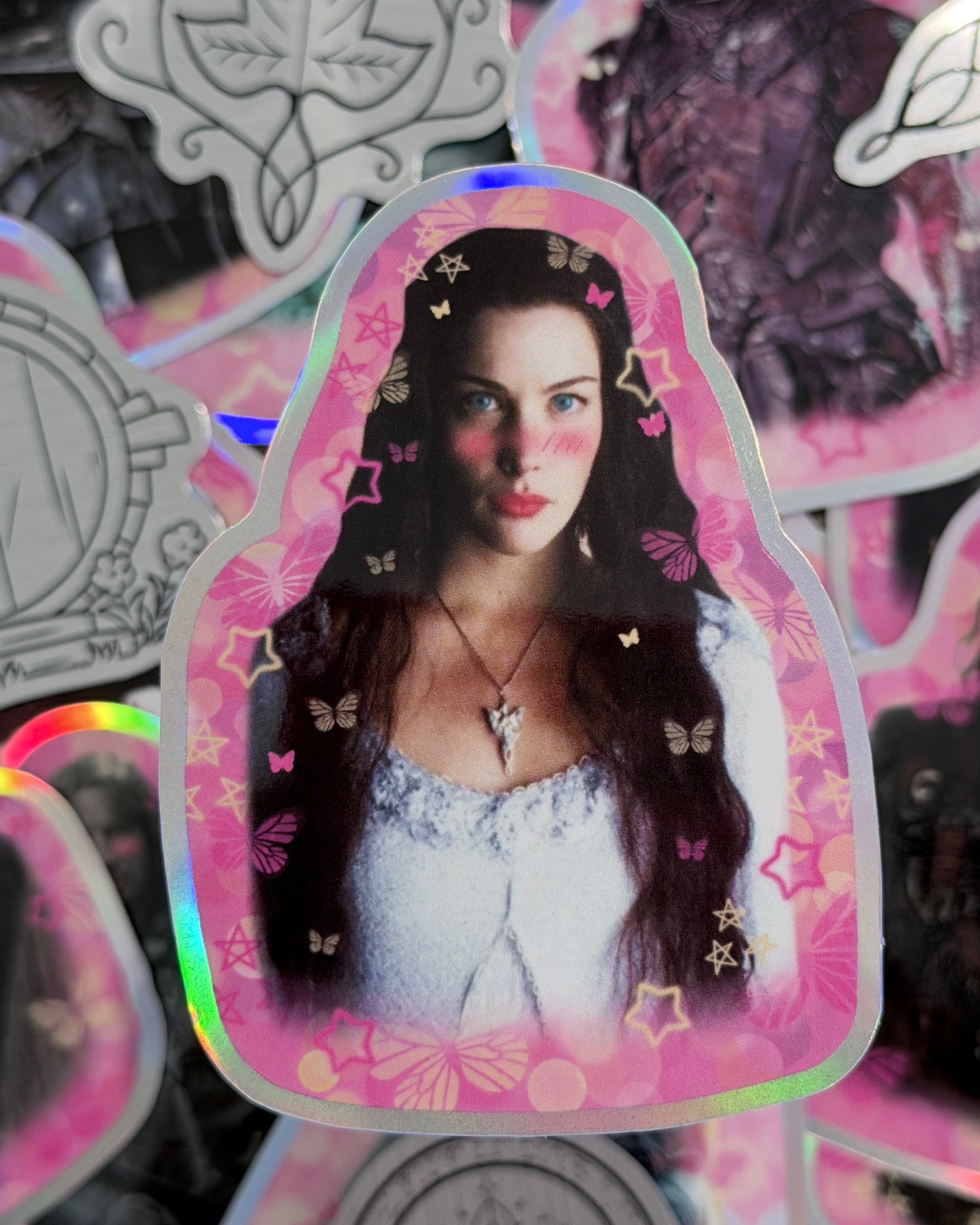 LotR Babygirl Arwen Waterproof Sticker