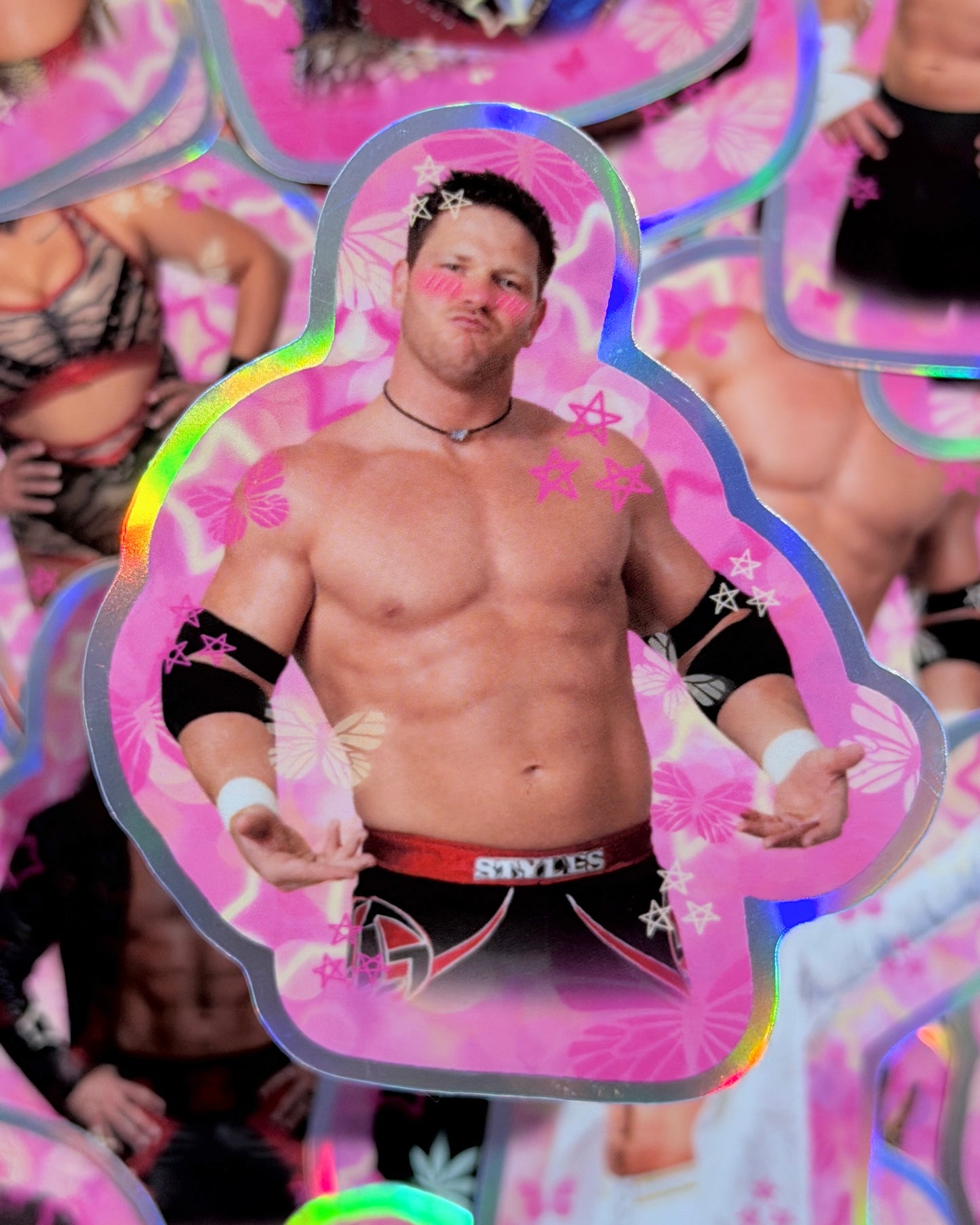 Babygirl AJ Styles Waterproof Sticker