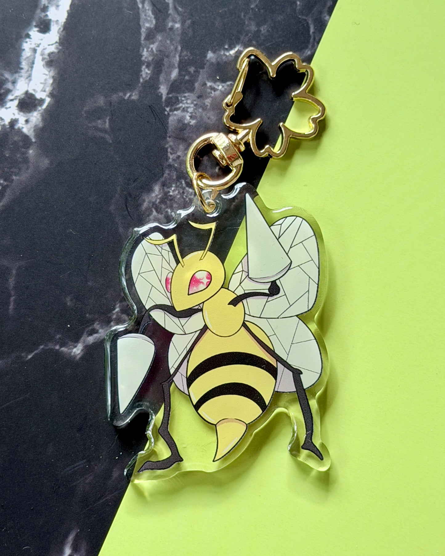 Beedrill Acrylic Keychain