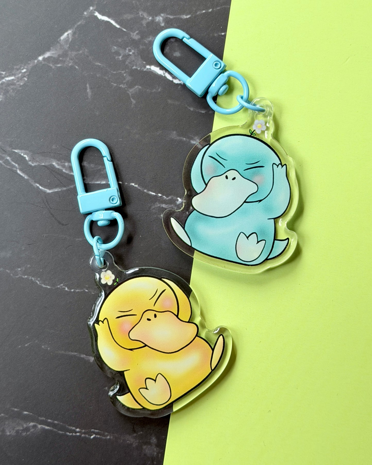 Psyduck Acrylic Keychain