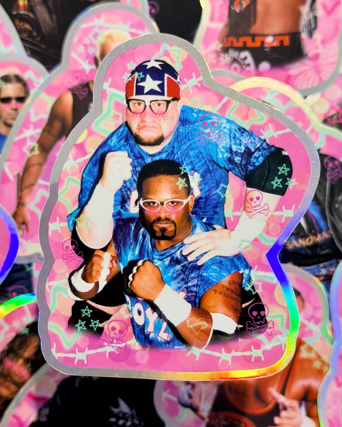 Babygirl Dudley Boyz Waterproof Sticker