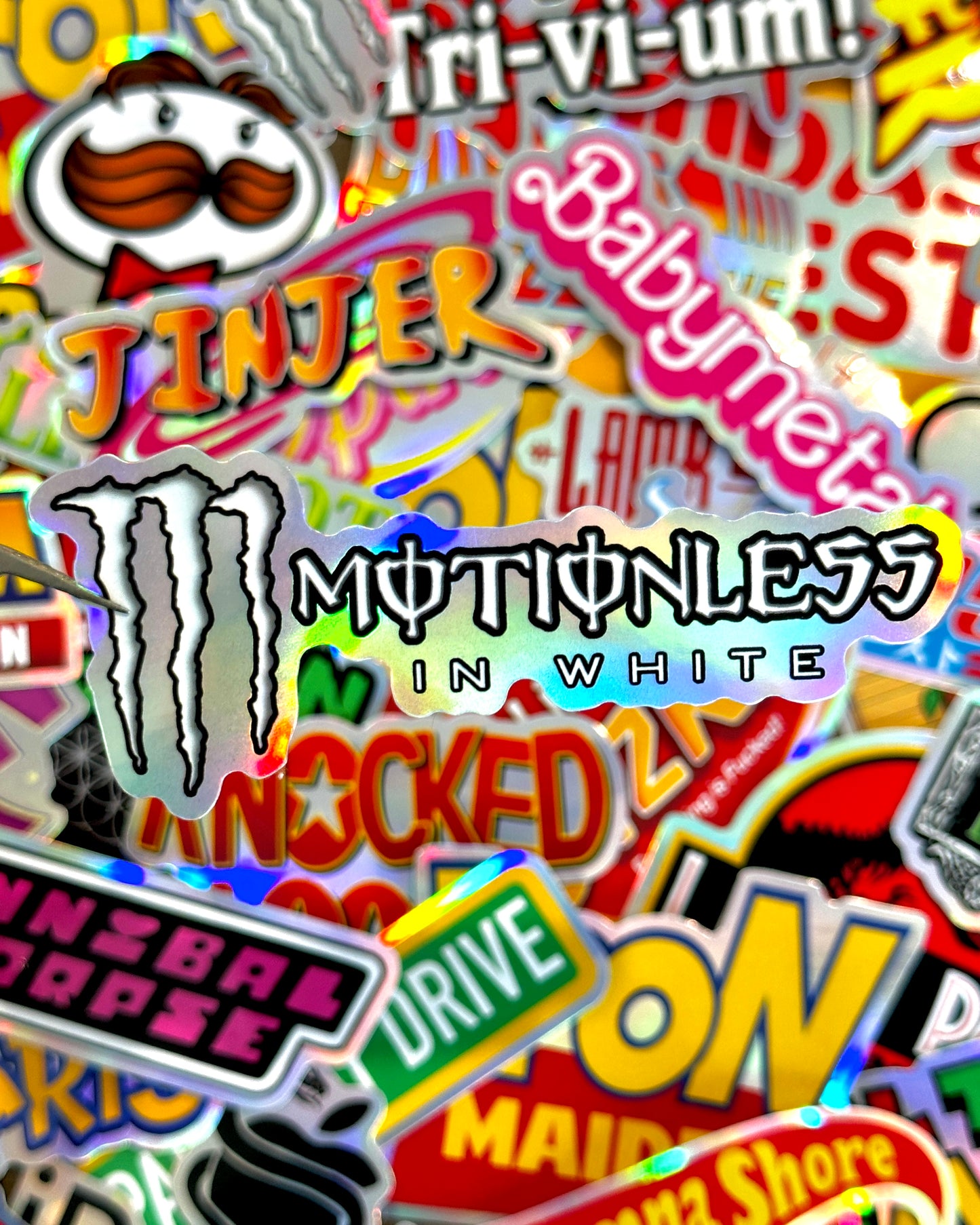 Motionless in White x Monster Waterproof Sticker