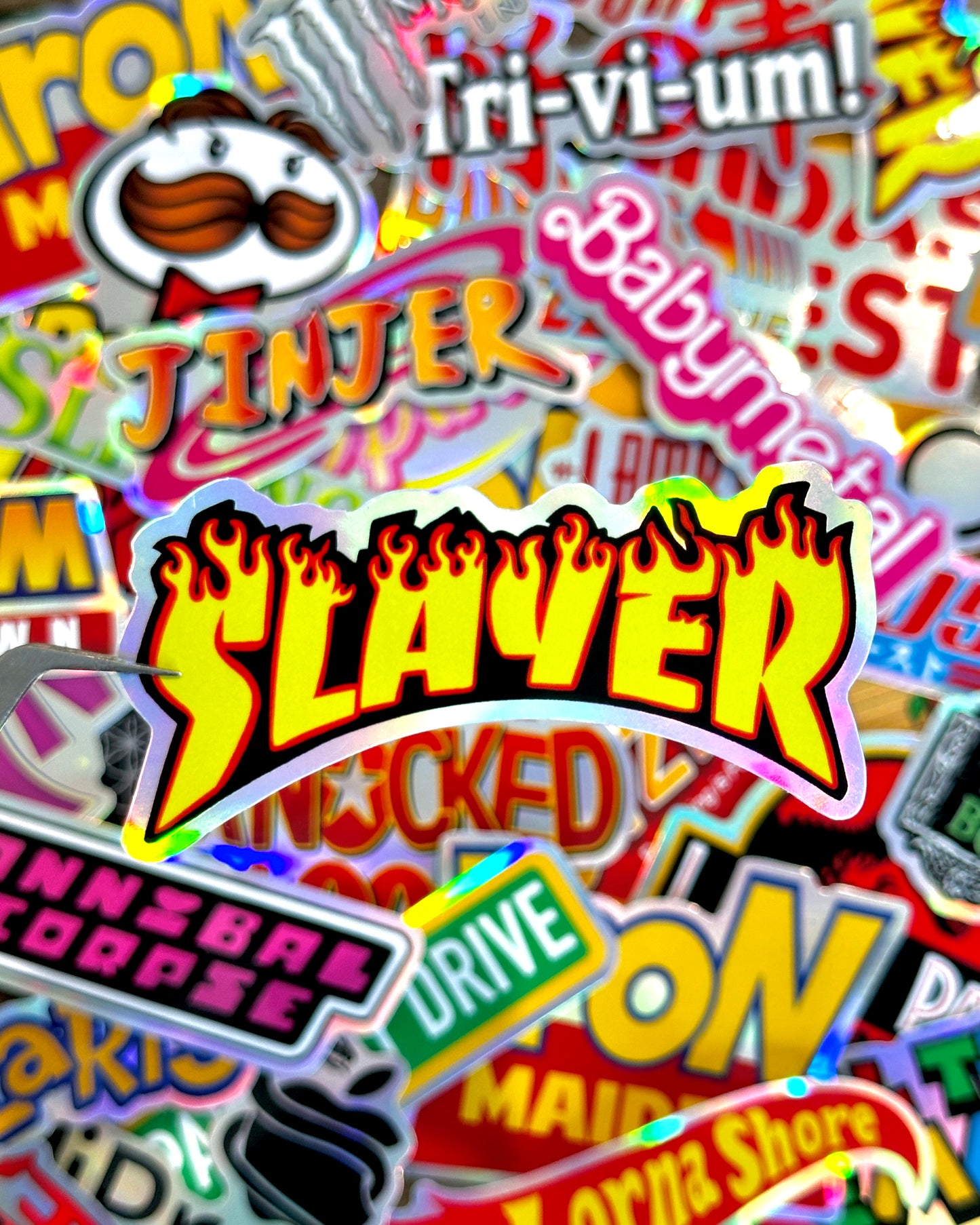 Slayer x Thrasher Waterproof Sticker
