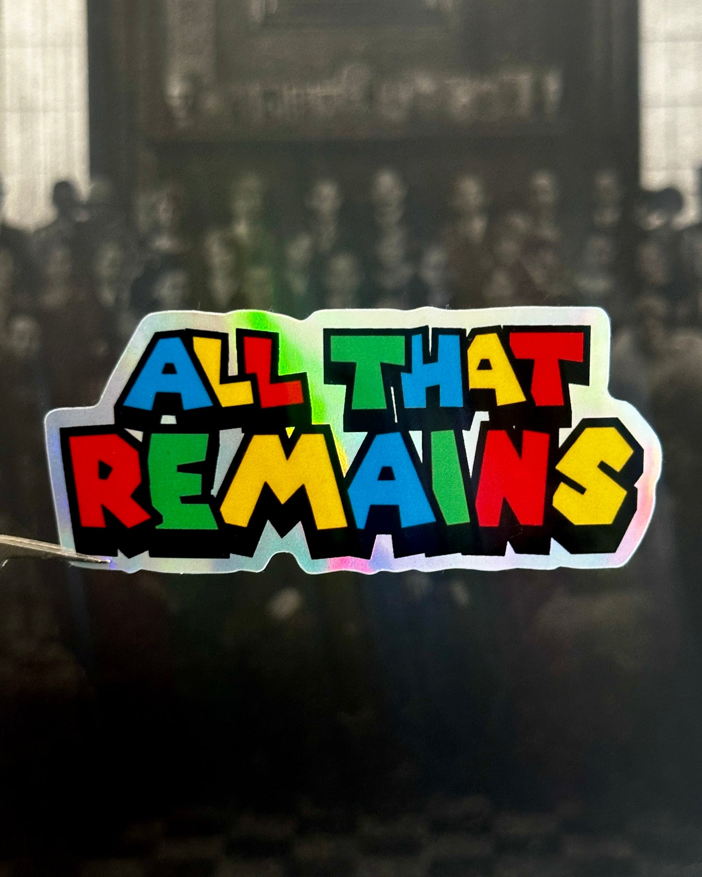 All That Remains x Super Mario Waterproof Sticker