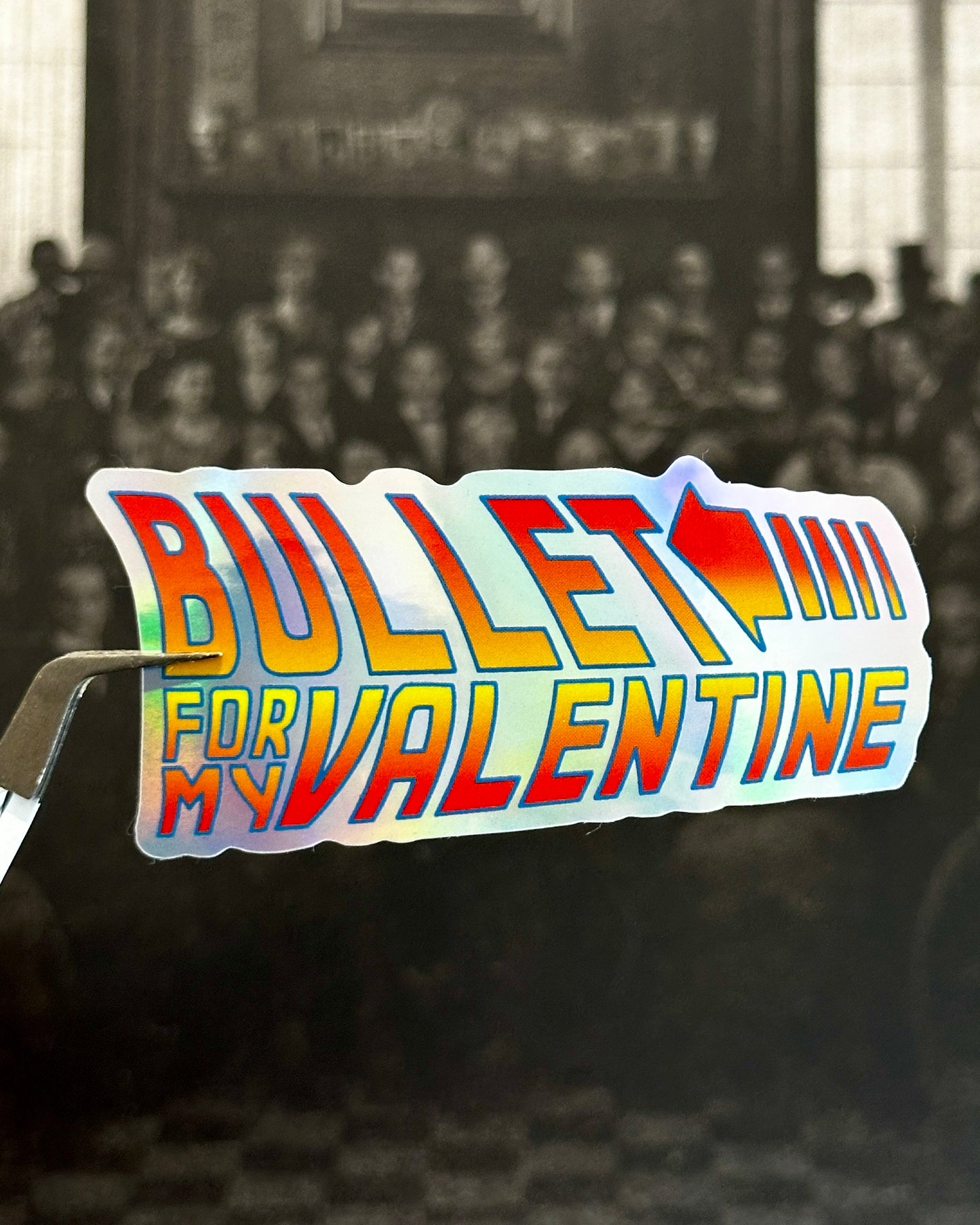 Bullet for my Valentine x Back to the Future Waterproof Sticker