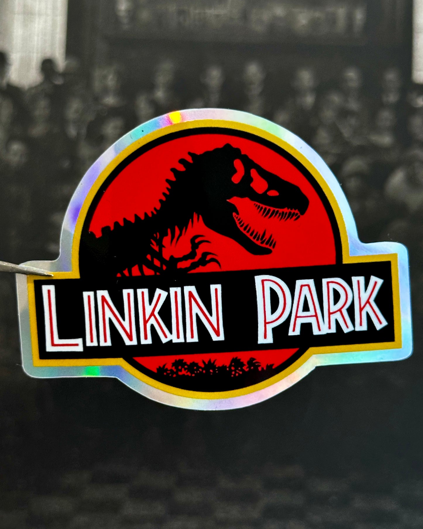 Linkin Park x Jurassic Park Waterproof Sticker