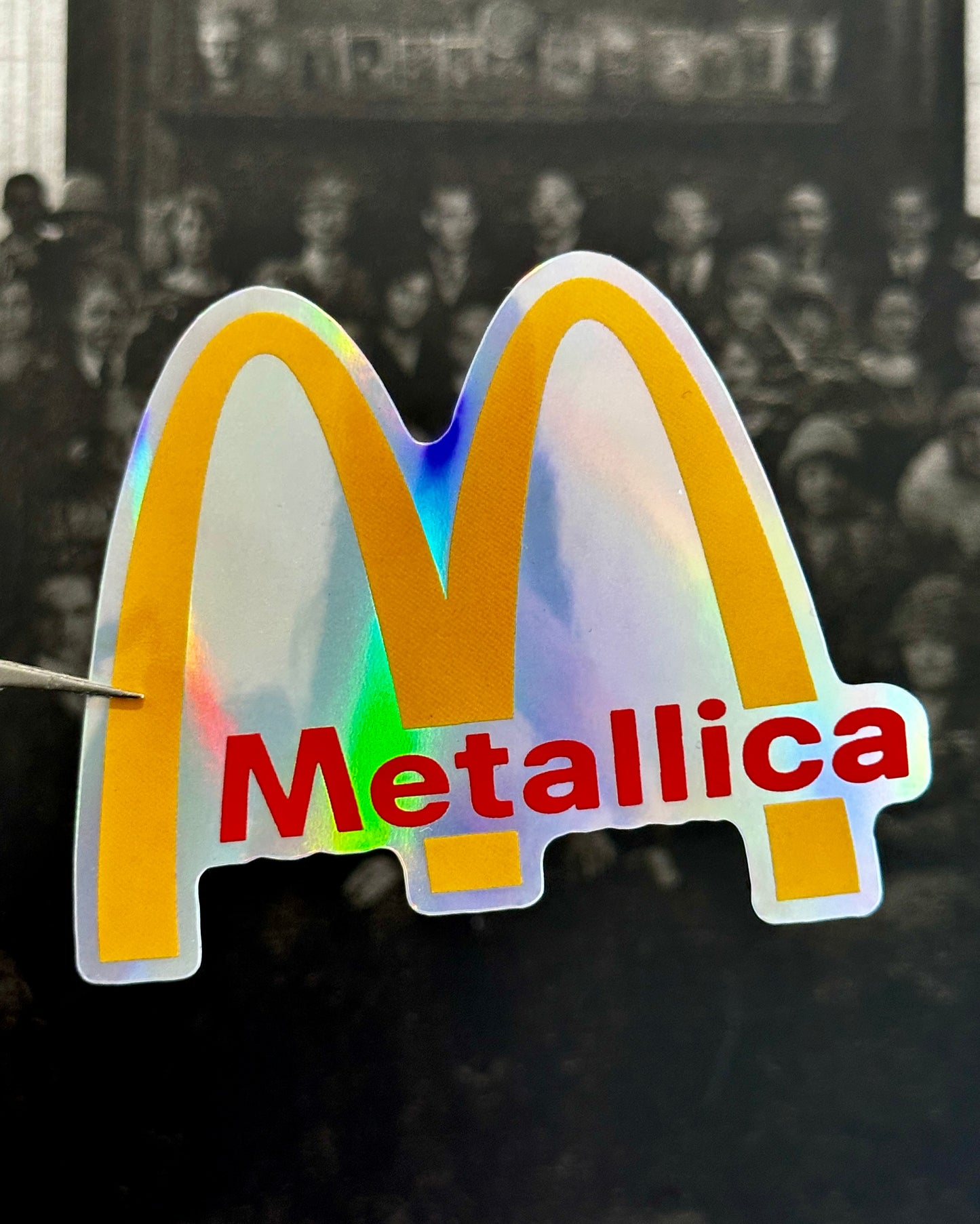 Metallica x McDonald's Waterproof Sticker