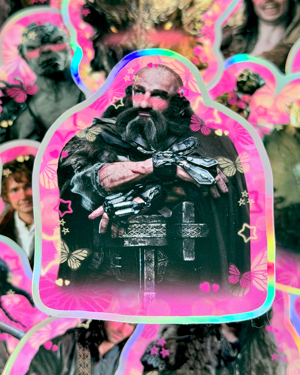 Hobbit Babygirl Dwalin Waterproof Sticker