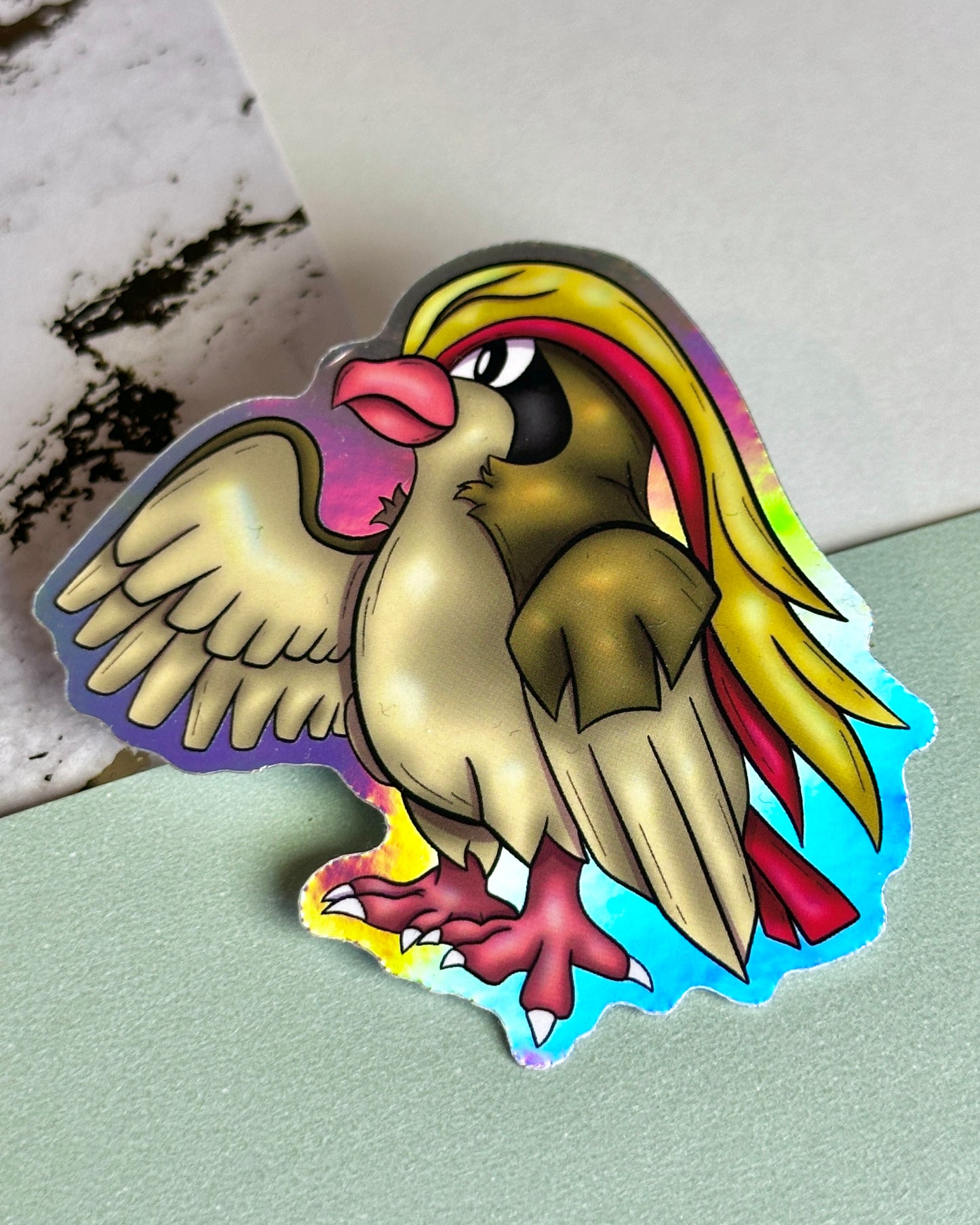 Bird Man Bird Waterproof Sticker