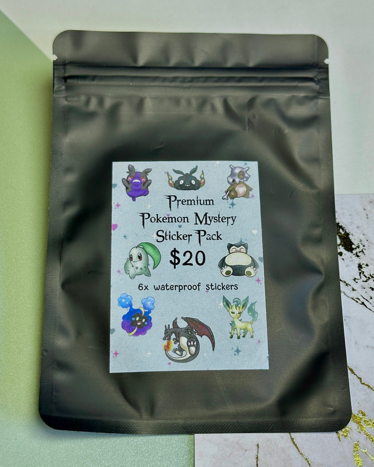 Pokemon Mystery Sticker Packs - Assorted