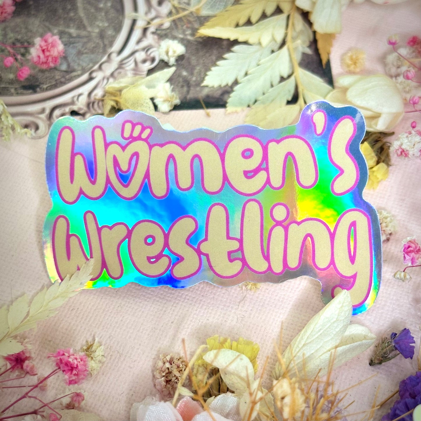 Women's Wrestling Waterproof Sticker