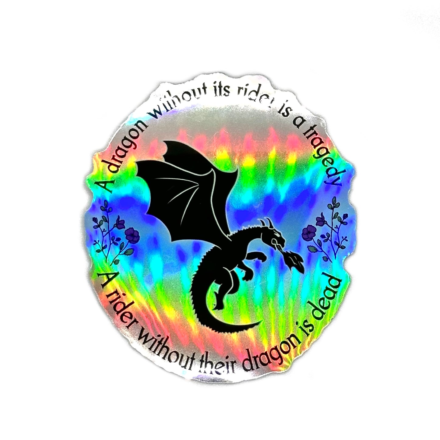 Dragon Rider Waterproof Sticker
