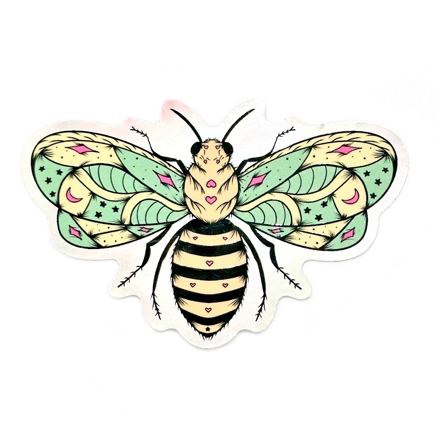 Bee Waterproof Sticker