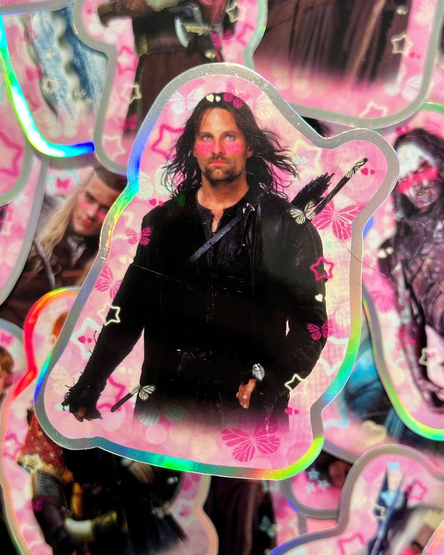LotR Babugirl Aragorn Waterproof Sticker