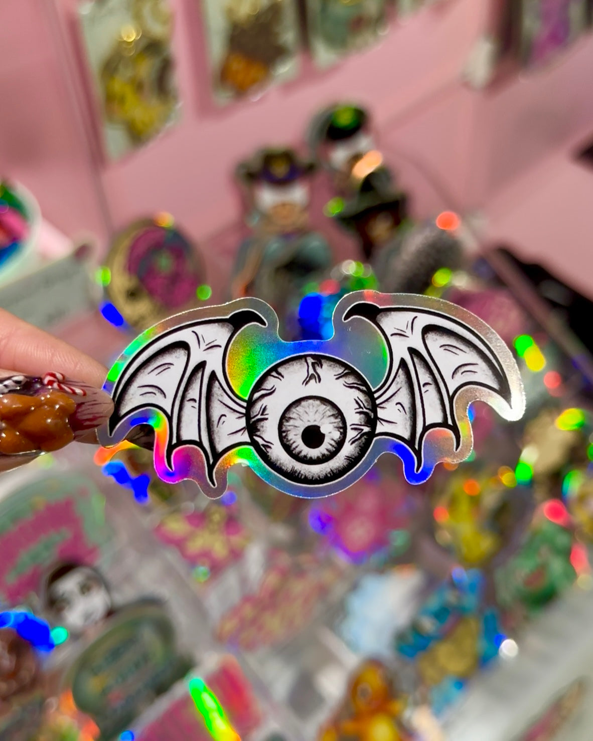 Flying Eyeball Waterproof Sticker