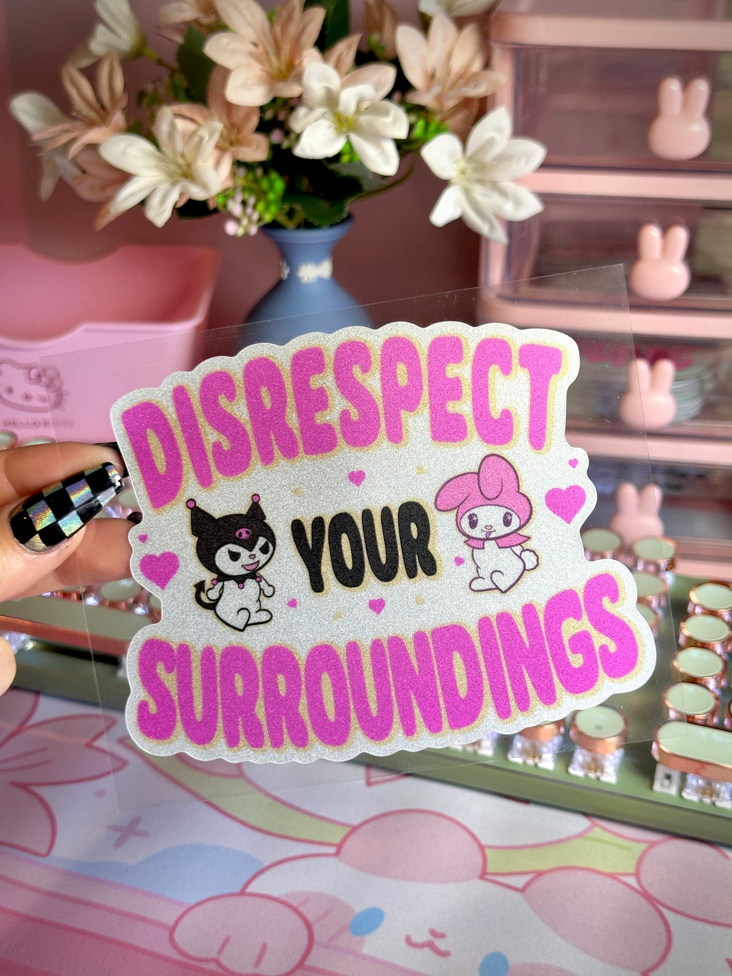 Disrespect Your Surroundings - Car Sticker