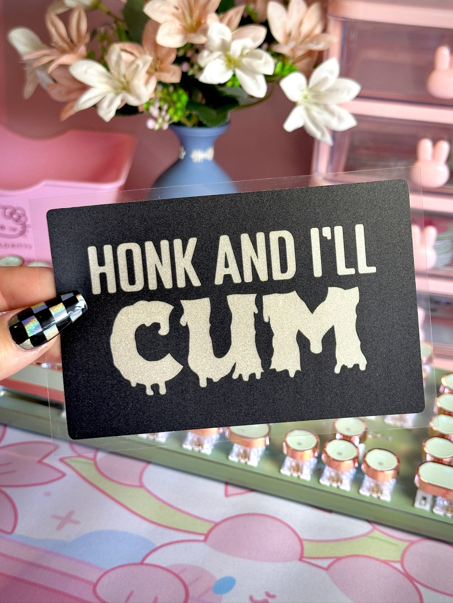 Honk and I'll Cum - Car Sticker