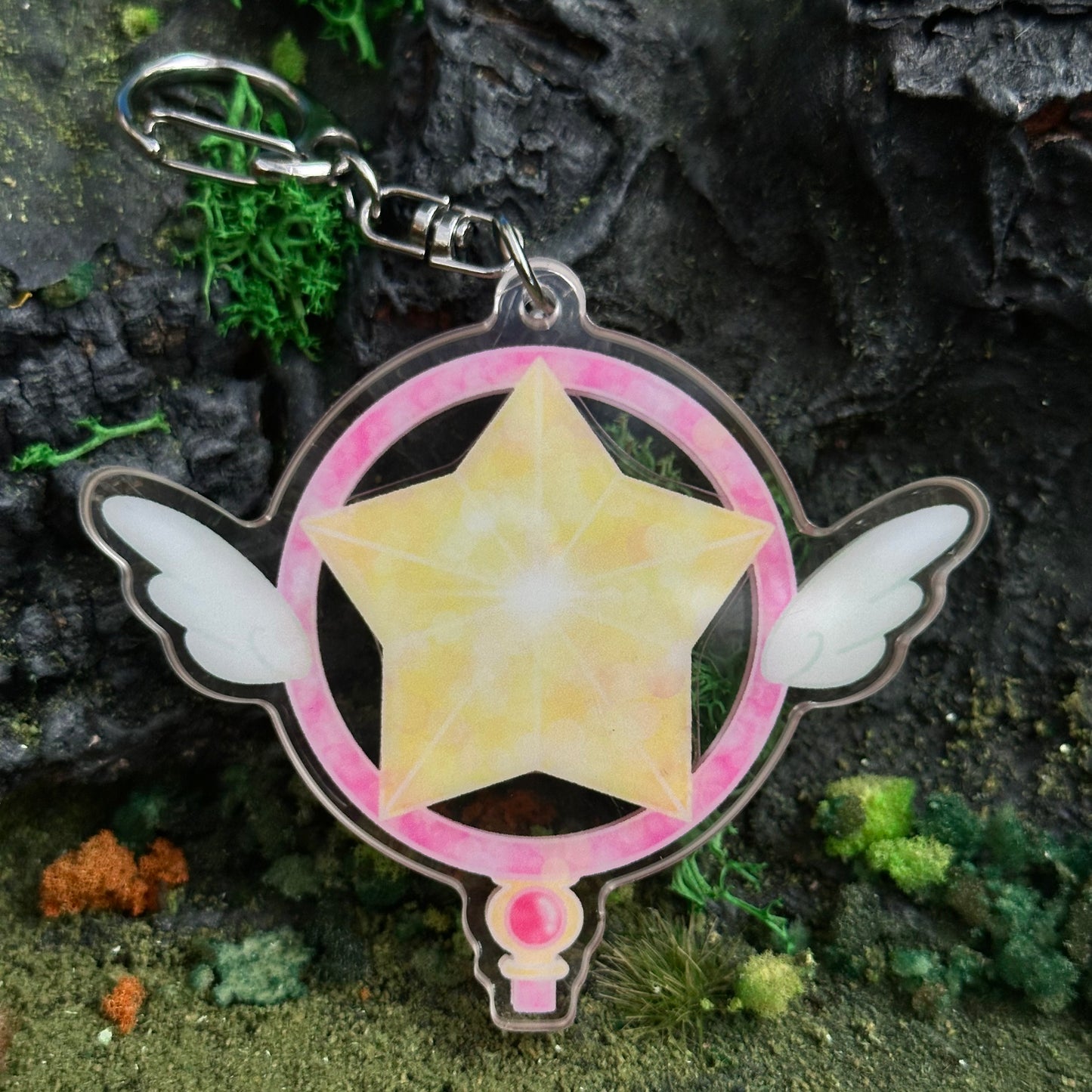 Magical Girl Key Shaker Keychain