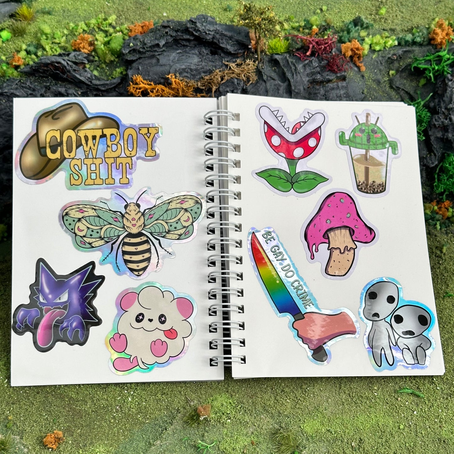 Crippling Sticker Anxiety Sticker Book