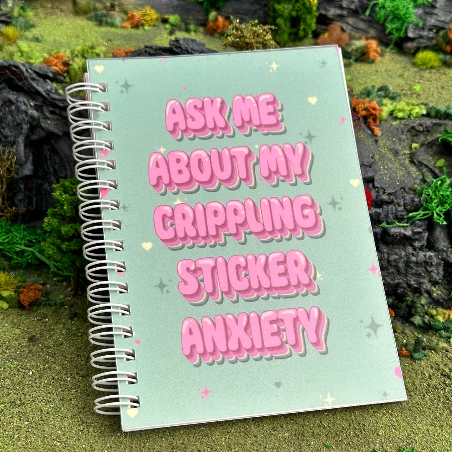 Crippling Sticker Anxiety Sticker Book