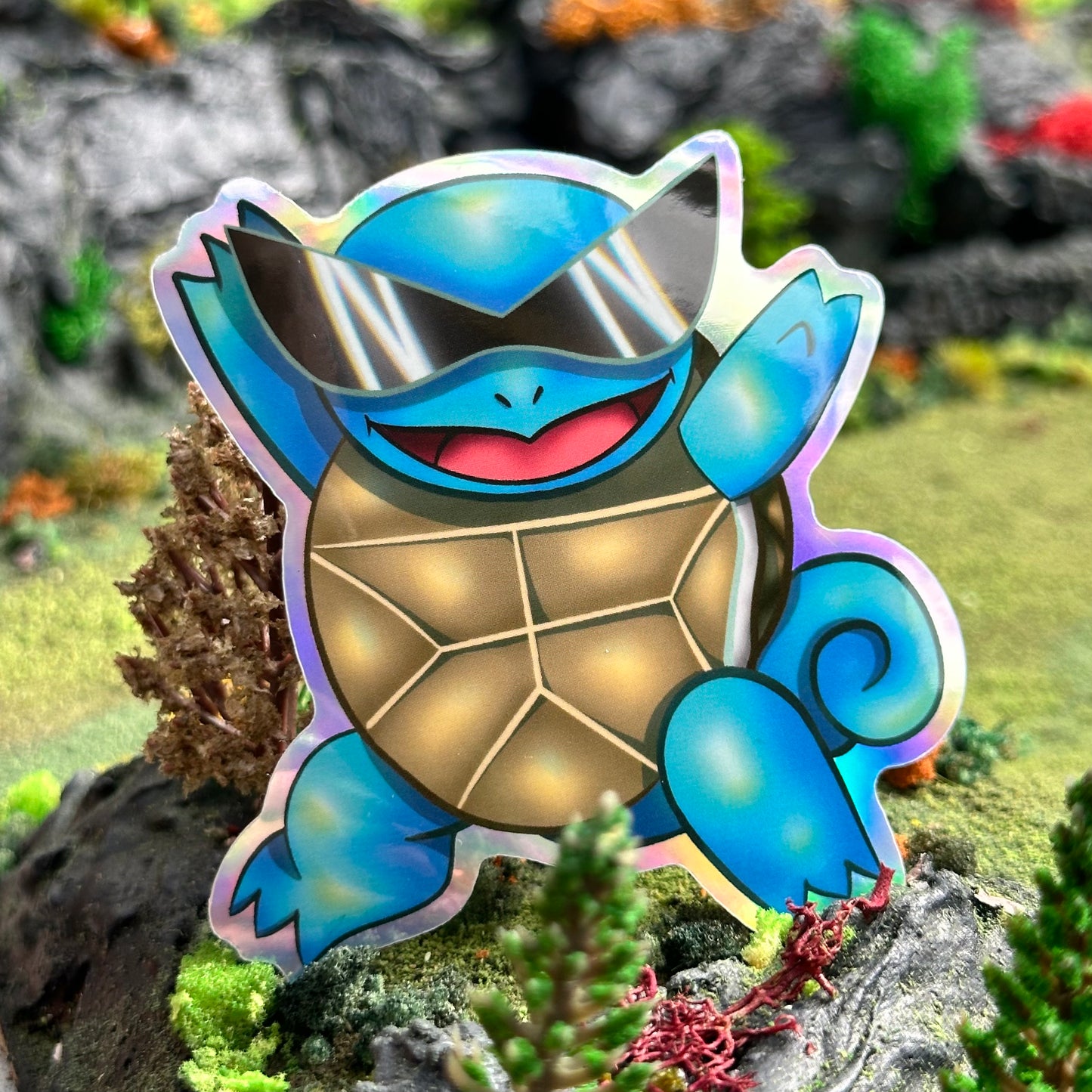 Turtley McShadyShell Waterproof Sticker