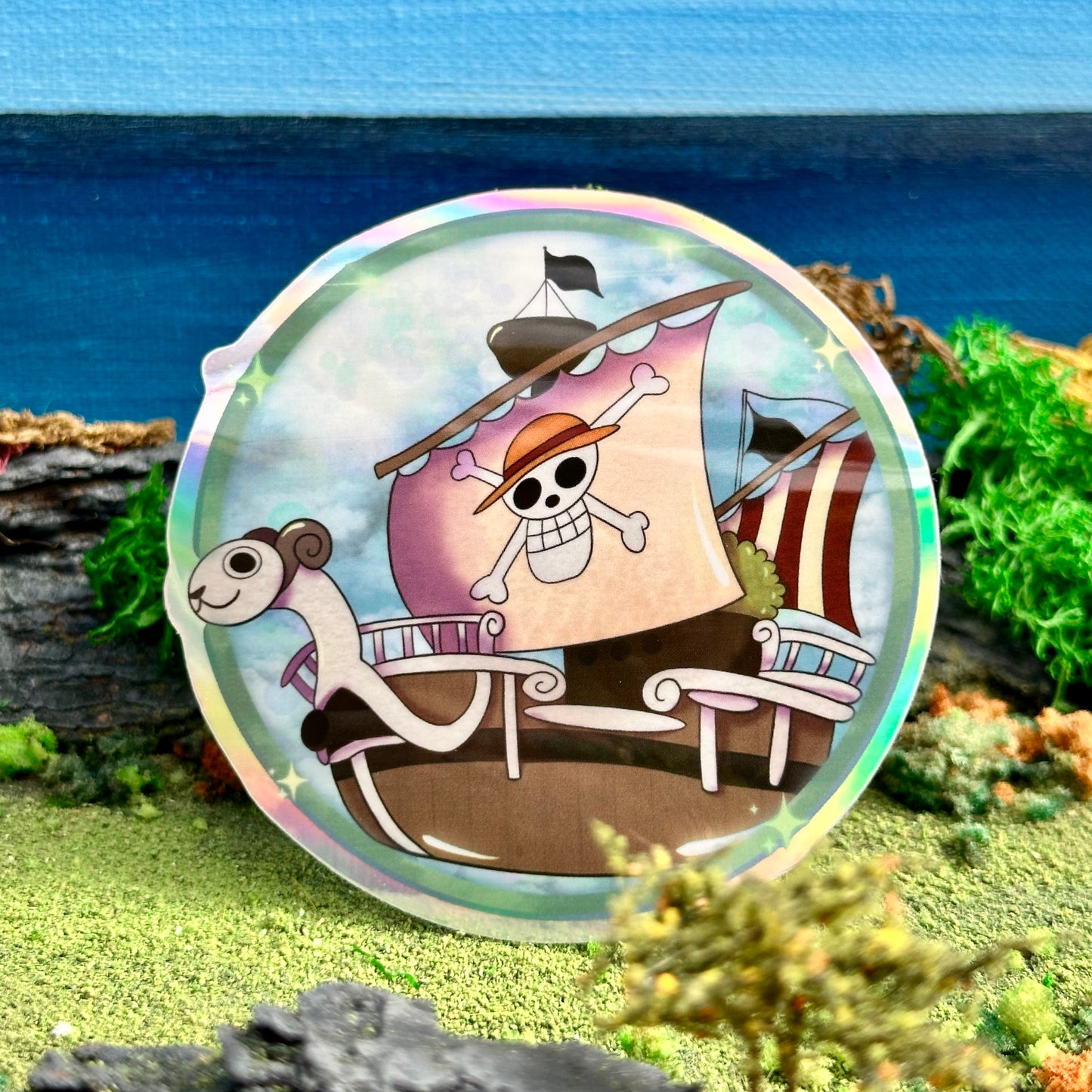 Pirate Ship Waterproof Sticker