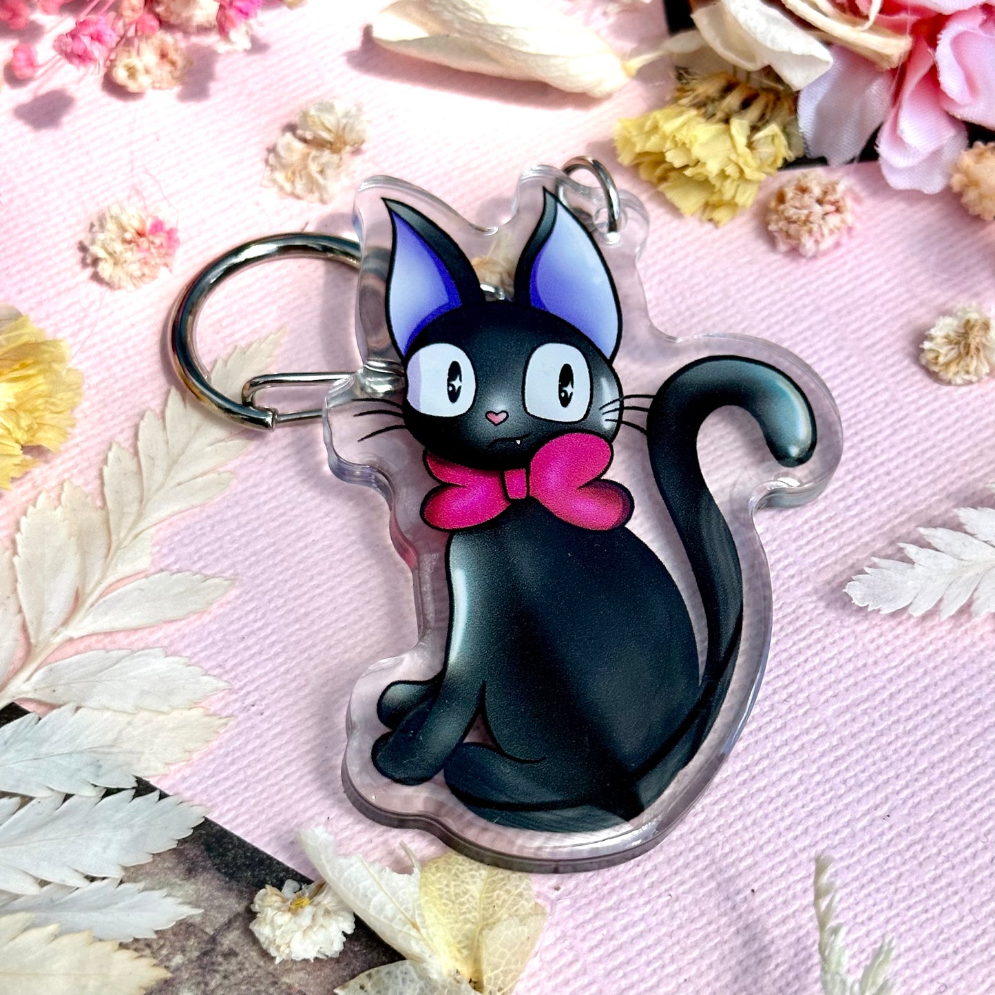 Jiji Cat Acrylic Keychain