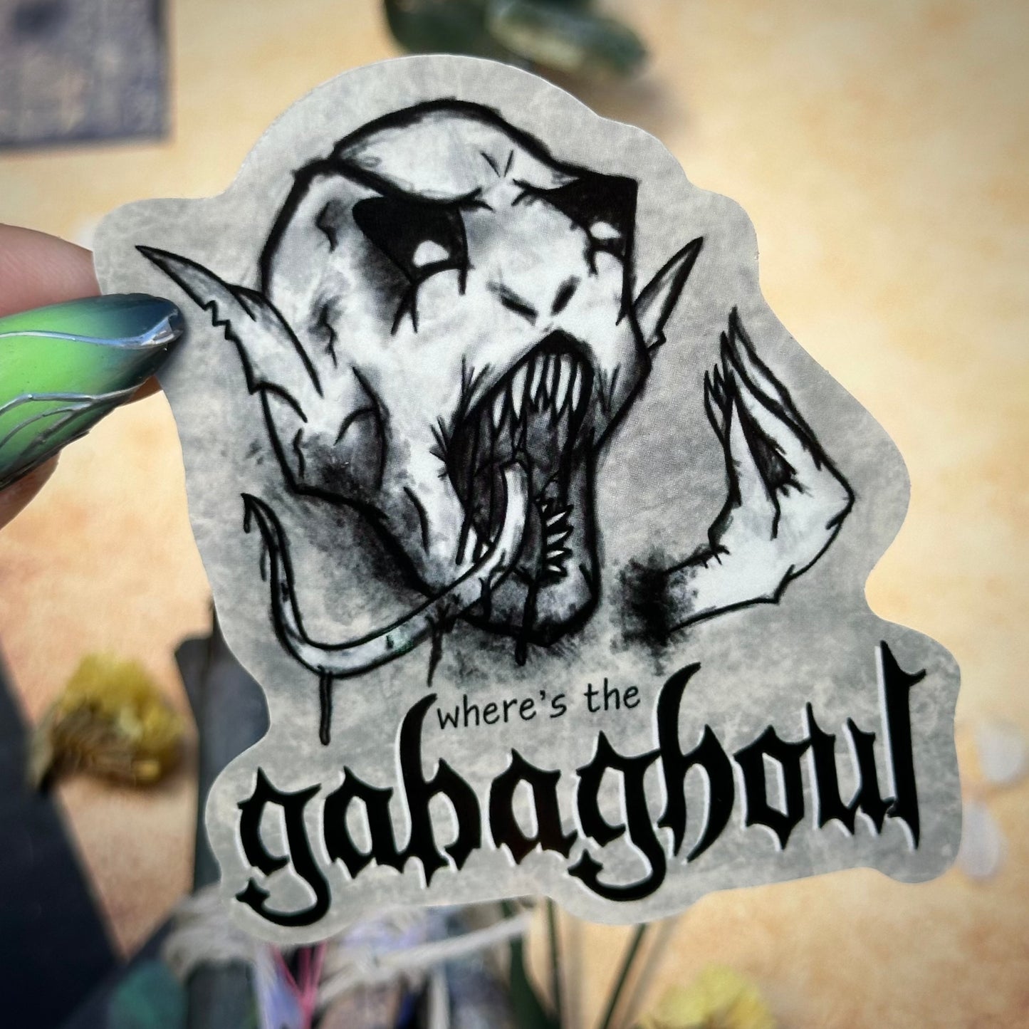 Gabaghoul Waterproof Sticker