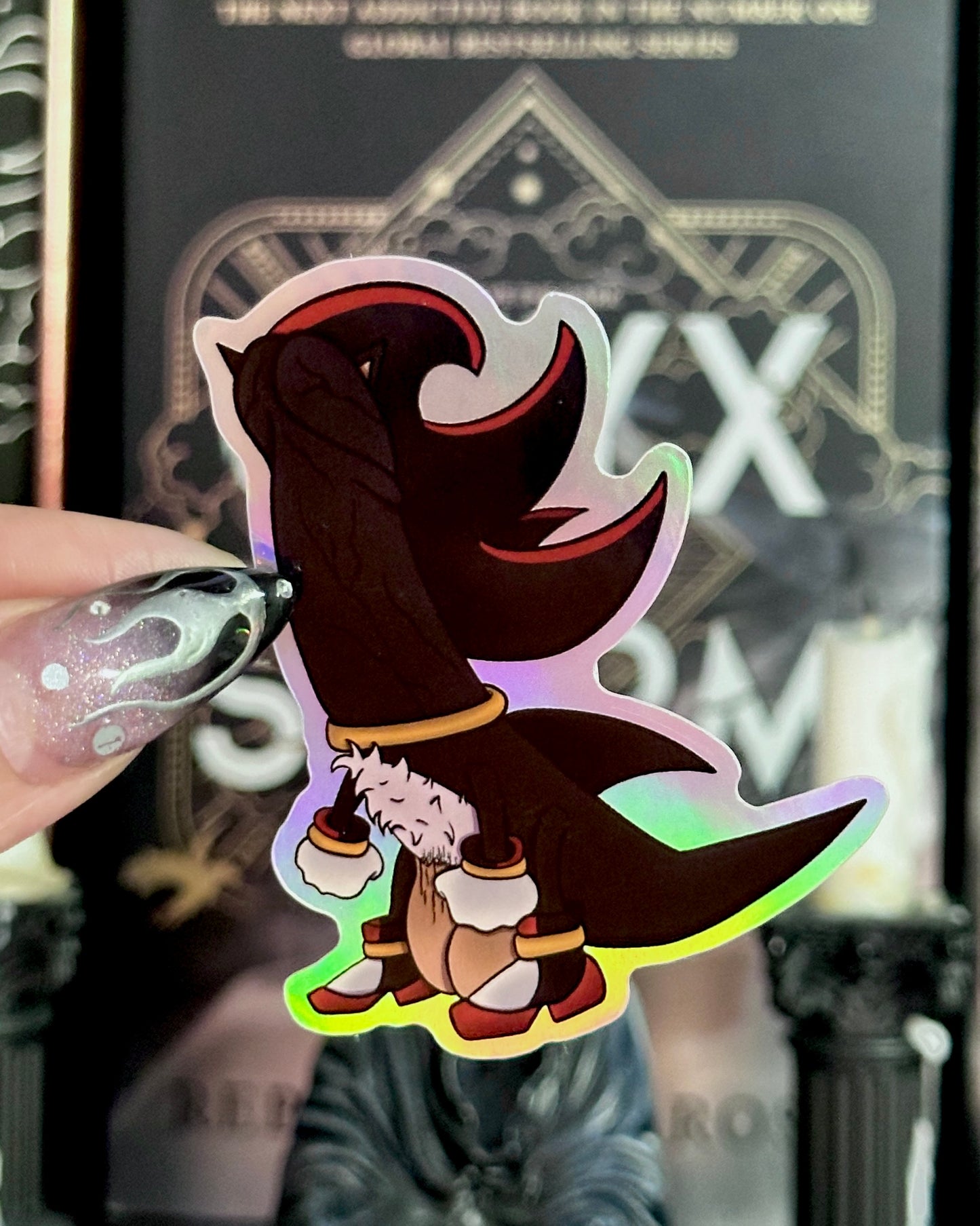 Dick Shadow the Hedgehog Waterproof Sticker