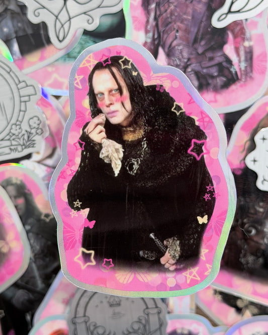 LotR Babygirl Grima Wormtongue Waterproof Sticker