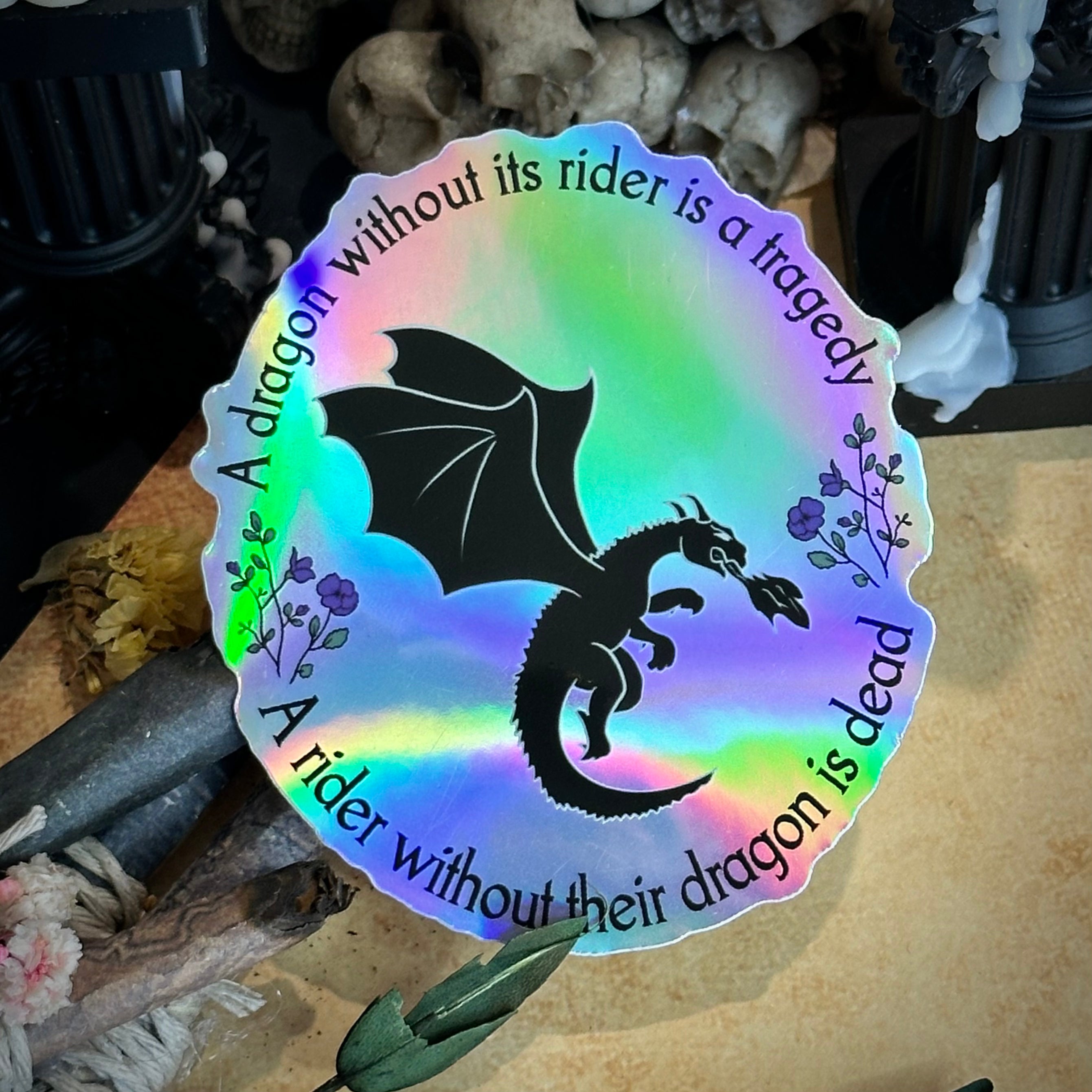 Dragon Rider Waterproof Sticker – by Zumbo