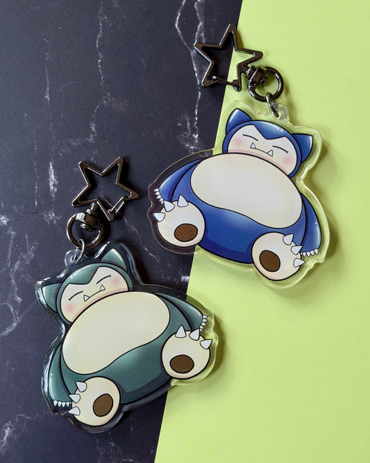 Snorlax Acrylic Keychain