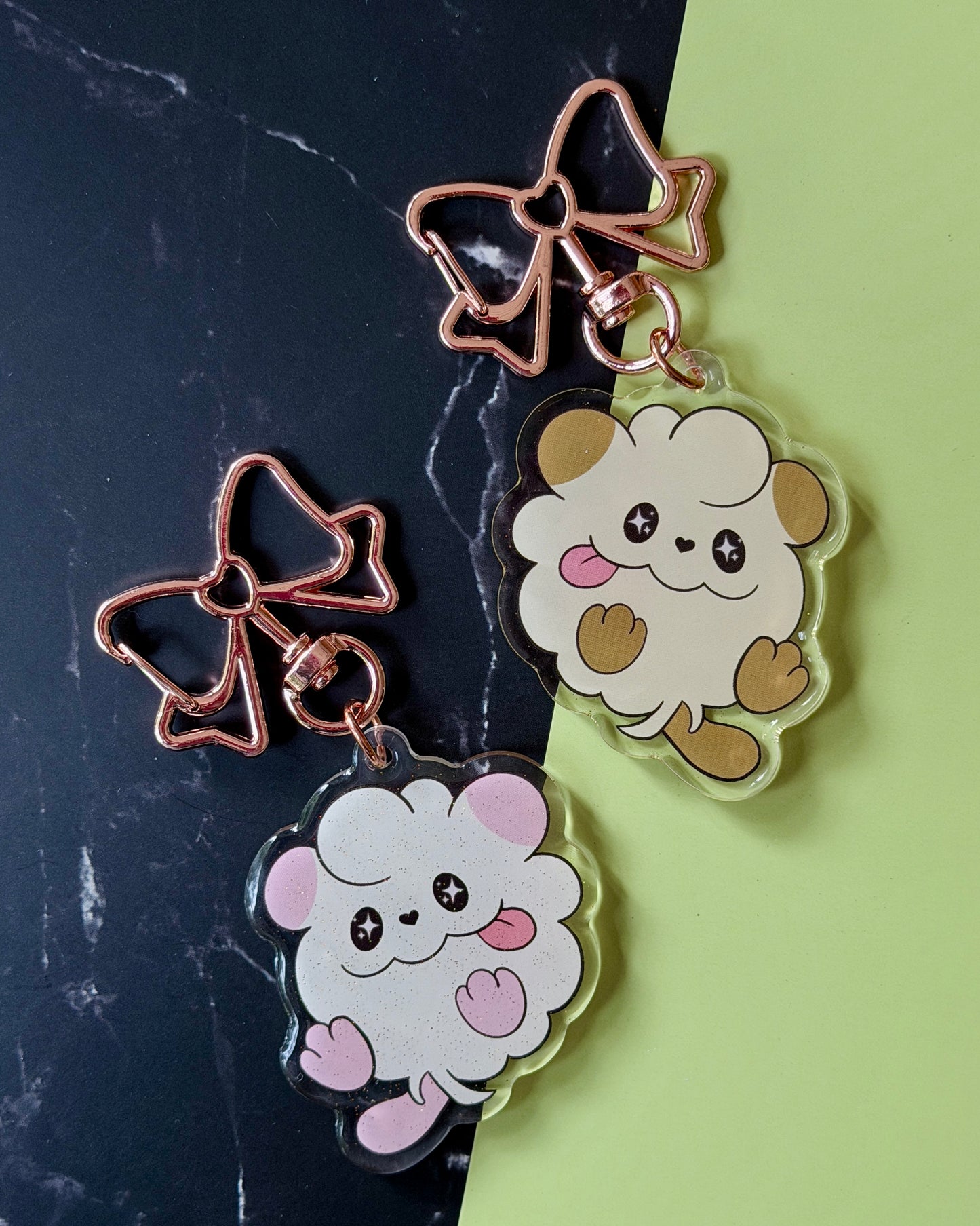 Swirlix Acrylic Keychain