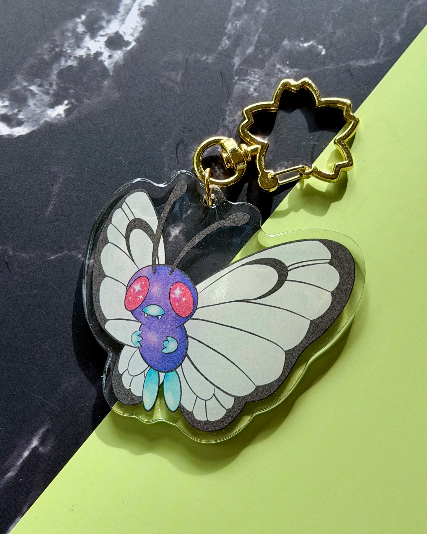 Butterfree Acrylic Keychain