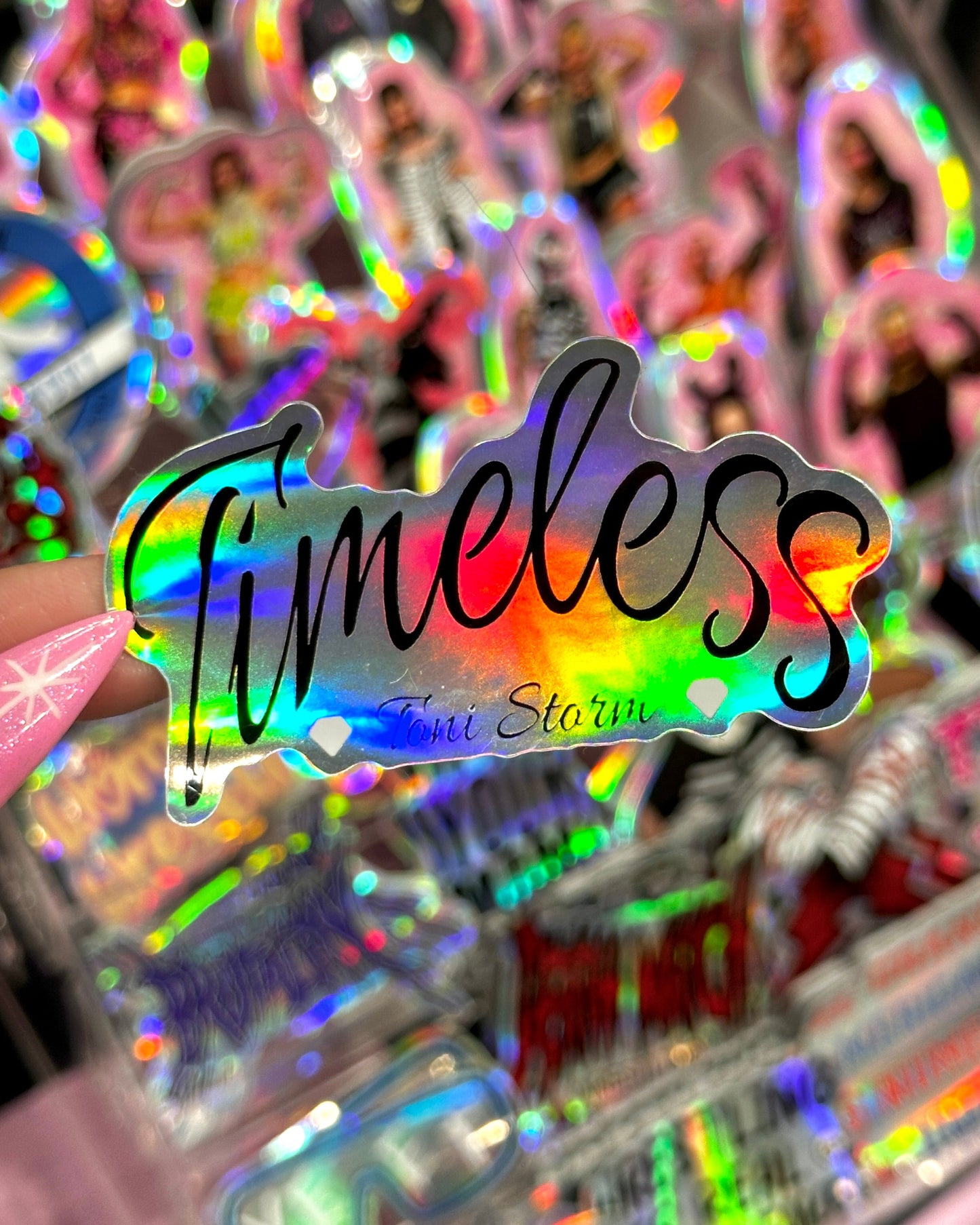 Timeless Toni Storm Waterproof Sticker