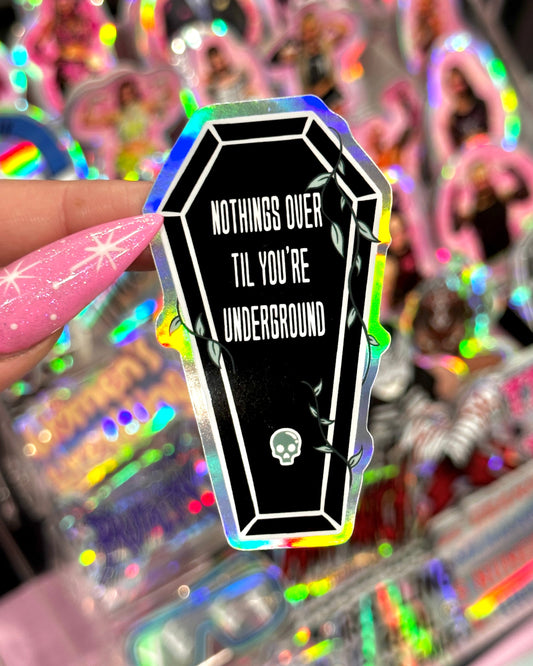 Coffin Waterproof Sticker