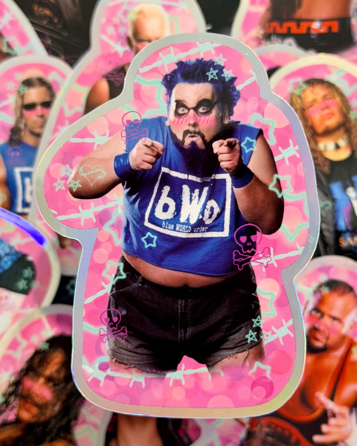 Babygirl Blue Meanie Waterproof Sticker