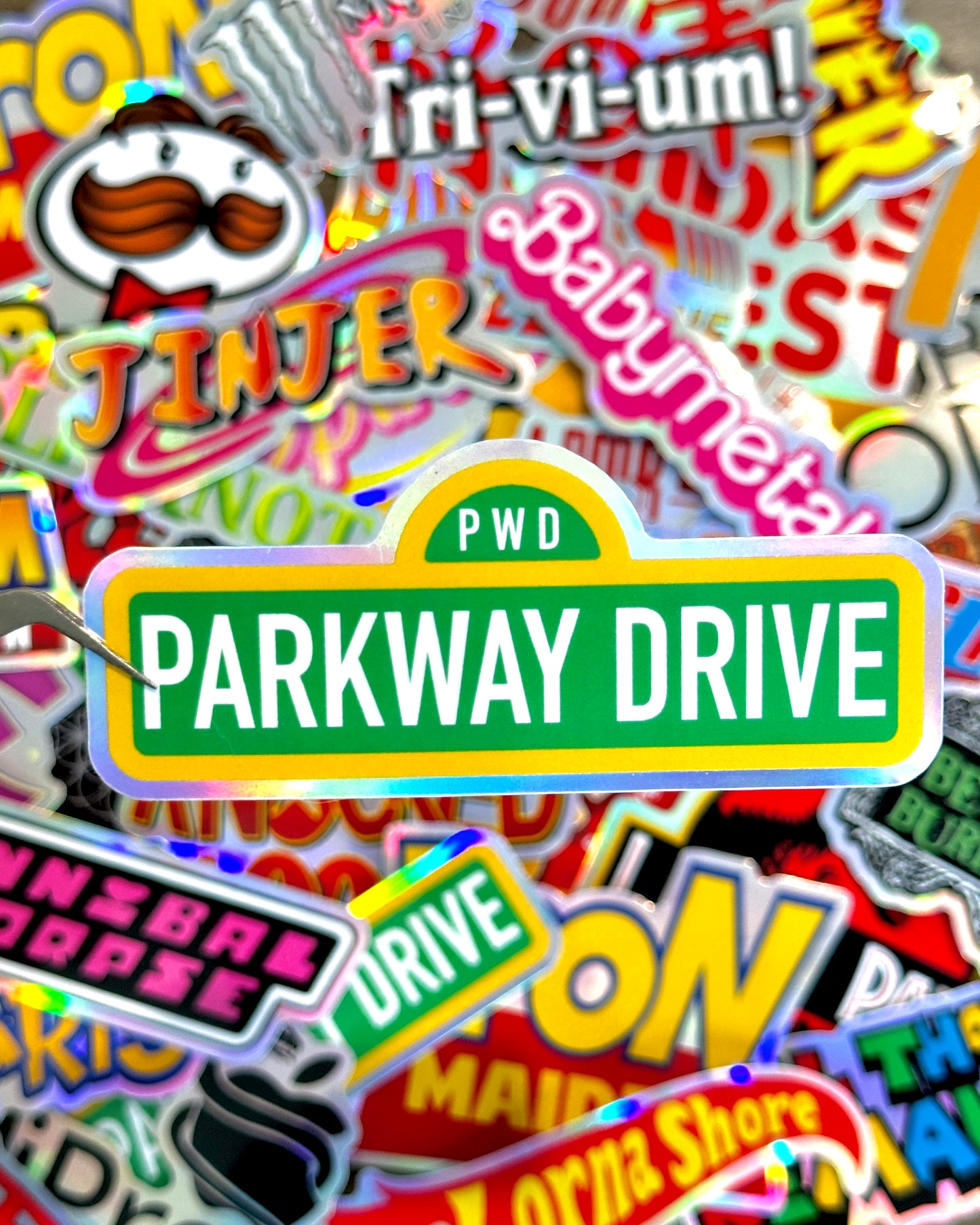 Parkway Drive x Sesame Street Waterproof Sticker