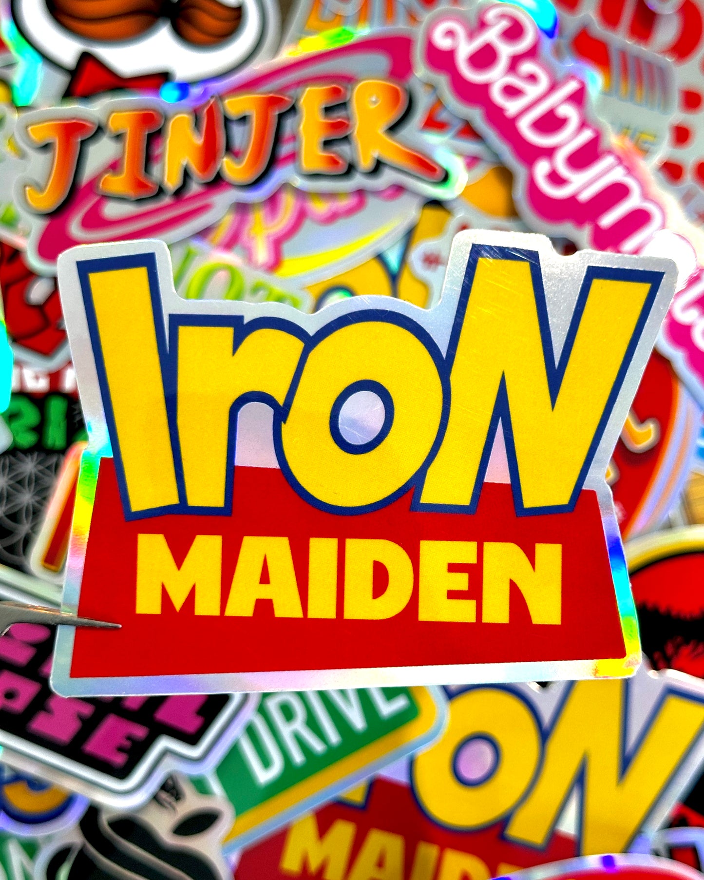 Iron Maiden x Toy Story Waterproof Sticker