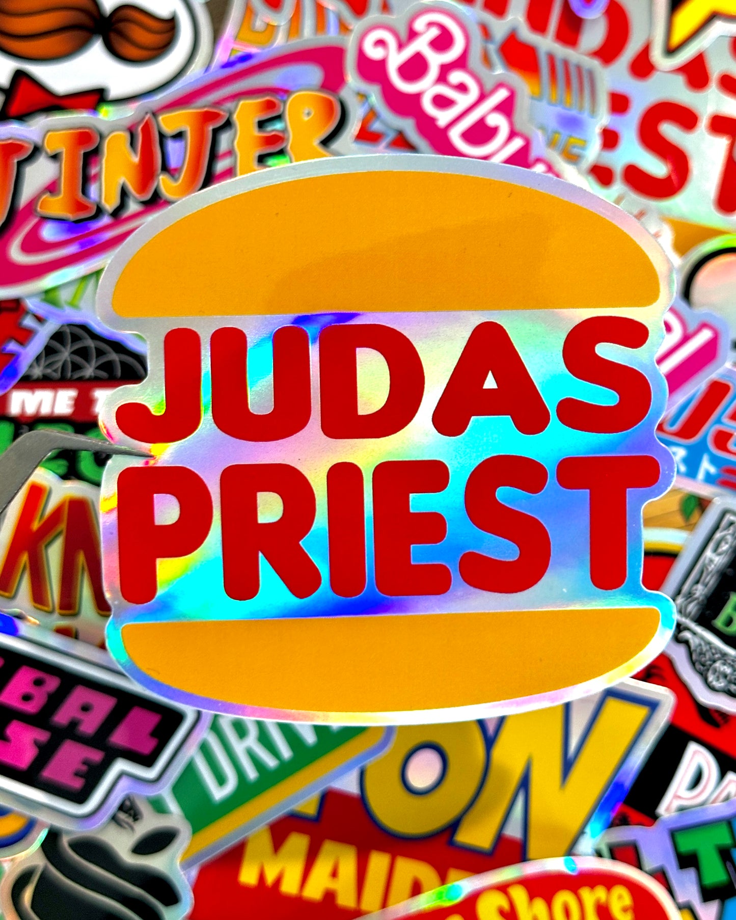 Judas Priest x Hungry Jacks / Burger King Waterproof Sticker