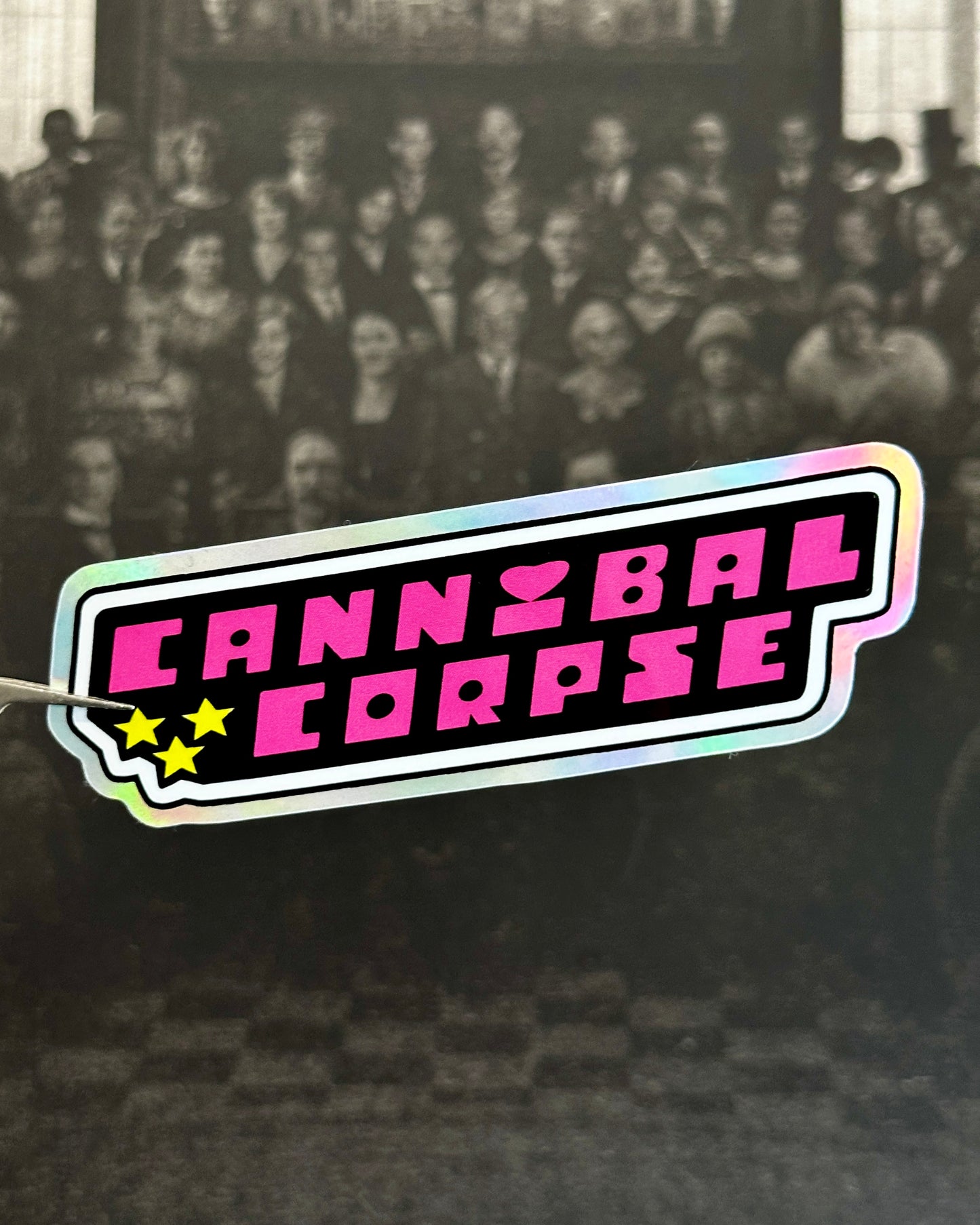 Cannibal Corpse x Powerpuff Girls Waterproof Sticker