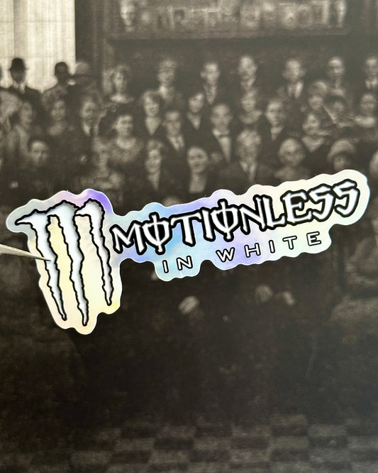 Motionless in White x Monster Waterproof Sticker