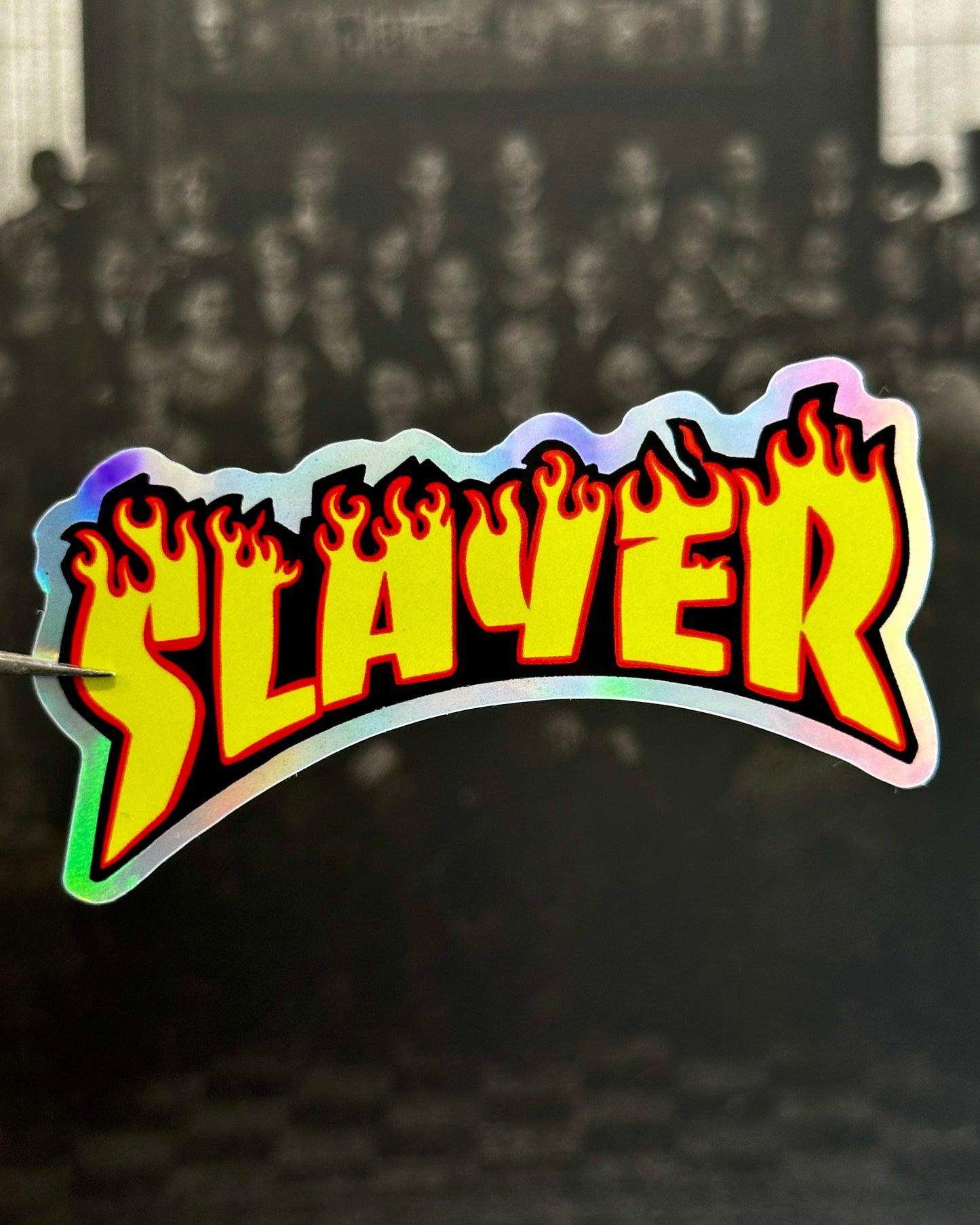 Slayer x Thrasher Waterproof Sticker