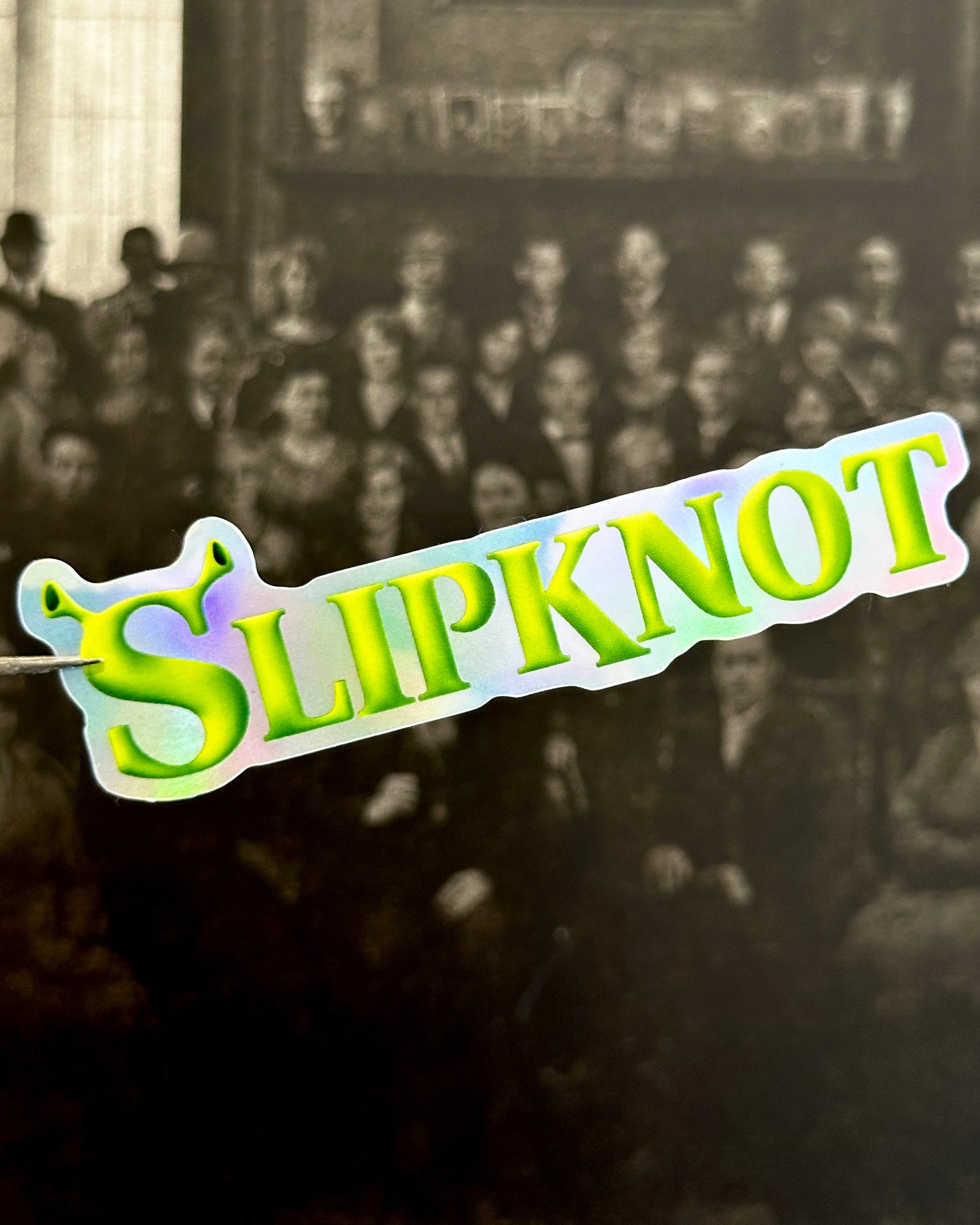 Slipknot x Shrek Waterproof Sticker