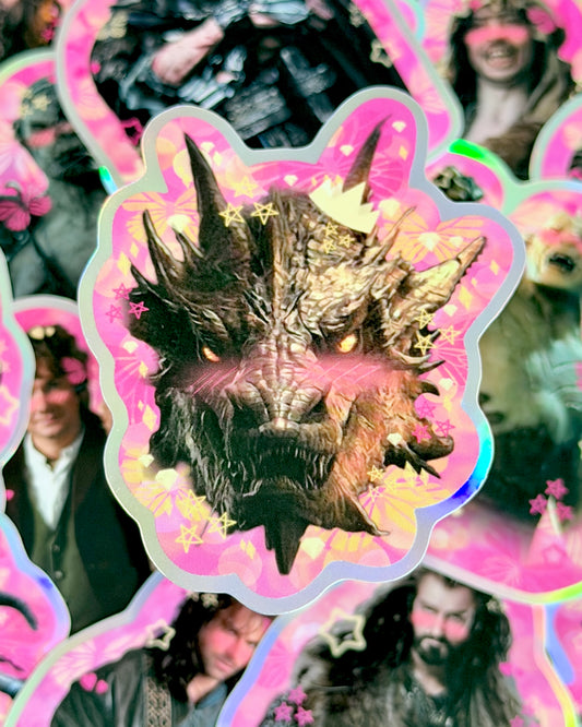 Hobbit Babygirl Smaug Waterproof Sticker