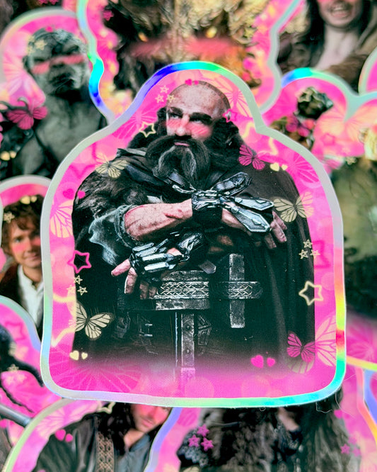 Hobbit Babygirl Dwalin Waterproof Sticker