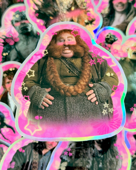 Hobbit Babygirl Bombur Waterproof Sticker