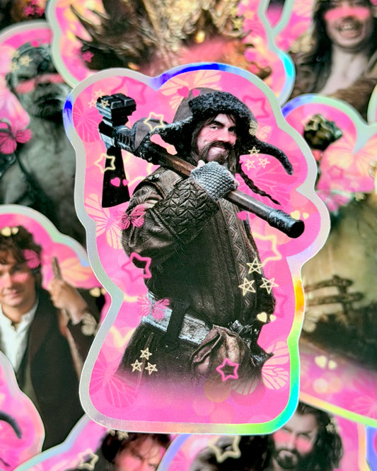 Hobbit Babygirl Bofur Waterproof Sticker